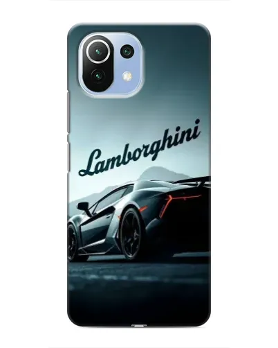 Чехол для Xiaomi Mi 11 Lite с картинкой «Классическая надпись Lamborghini» Чехол для Xiaomi Mi 11 Lite с картинкой «Классическая надпись Lamborghini»