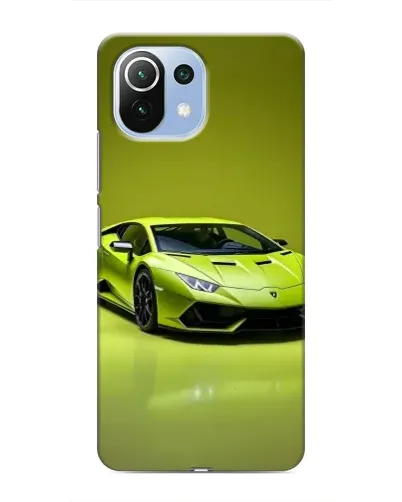 Чехол для Xiaomi Mi 11 Lite с картинкой «Салатовый Lamborghini Huracan» Чехол для Xiaomi Mi 11 Lite с картинкой «Салатовый Lamborghini Huracan»