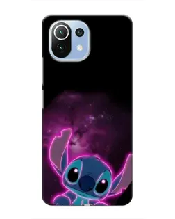 Чехол для Xiaomi Mi 11 Lite с картинкой «Неоновый Stitch»