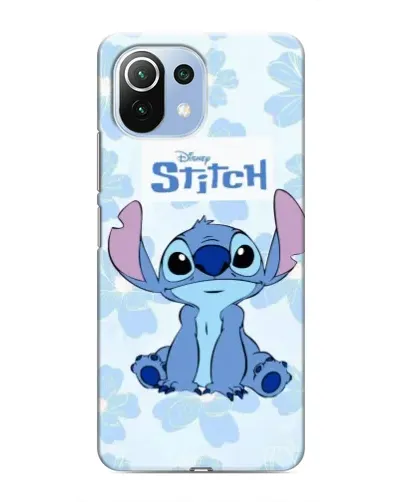 Чехол для Xiaomi Mi 11 Lite с картинкой «Stitch среди цветов» Чехол для Xiaomi Mi 11 Lite с картинкой «Stitch среди цветов»