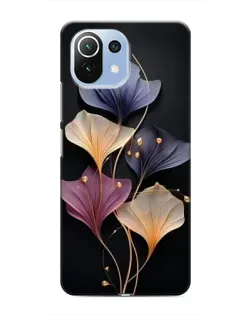 Чехол для Xiaomi Mi 11 Lite с картинкой «Лиловые цветы грации» Чехол для Xiaomi Mi 11 Lite с картинкой «Лиловые цветы грации»