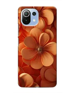 Чехол для Xiaomi Mi 11 Lite с картинкой «Оранжевый макро цветок» Чехол для Xiaomi Mi 11 Lite с картинкой «Оранжевый макро цветок»
