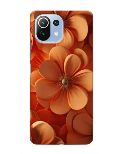 Чехол для Xiaomi Mi 11 Lite с картинкой «Оранжевый макро цветок» Чехол для Xiaomi Mi 11 Lite с картинкой «Оранжевый макро цветок»