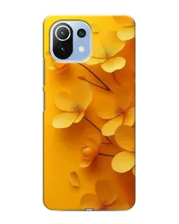 Чехол для Xiaomi Mi 11 Lite с картинкой «Золотые лепестки» Чехол для Xiaomi Mi 11 Lite с картинкой «Золотые лепестки»