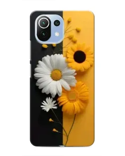 Чехол для Xiaomi Mi 11 Lite с картинкой «Подсолнух и ромашка» Чехол для Xiaomi Mi 11 Lite с картинкой «Подсолнух и ромашка»