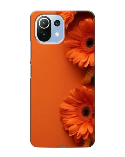 Чехол для Xiaomi Mi 11 Lite с картинкой «Оранжевые герберы» Чехол для Xiaomi Mi 11 Lite с картинкой «Оранжевые герберы»