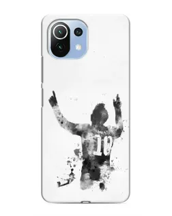 Чехол для Xiaomi Mi 11 Lite с картинкой «Messi ART»