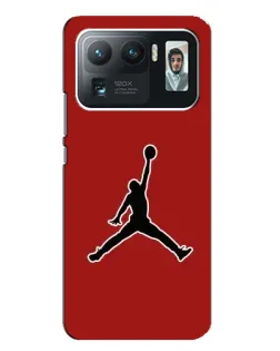 Чехол для Xiaomi Mi 11 Ultra с картинкой «Jordan Red Back»