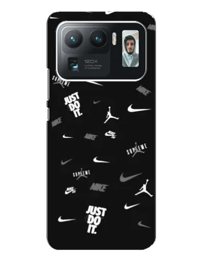 Чехол для Xiaomi Mi 11 Ultra с картинкой «Nike Black Pattern» Чехол для Xiaomi Mi 11 Ultra с картинкой «Nike Black Pattern»