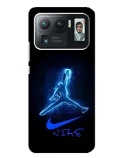 Чехол для Xiaomi Mi 11 Ultra с картинкой «Jordan Neon Blue»