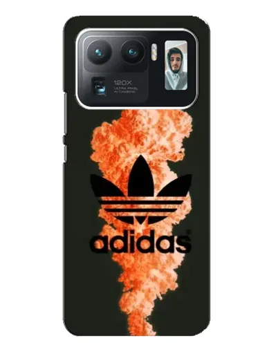 Чехол для Xiaomi Mi 11 Ultra с картинкой «Оранжевый дым Adidas»