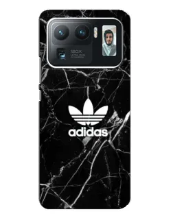 Чехол для Xiaomi Mi 11 Ultra с картинкой «Белый мрамор Adidas»