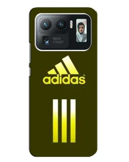Чехол для Xiaomi Mi 11 Ultra с картинкой «Оливковый градиент Adidas»