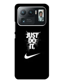 Чехол для Xiaomi Mi 11 Ultra с картинкой «Текстовый принт Nike»