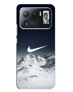 Чехол для Xiaomi Mi 11 Ultra с картинкой «Nike — зимние горы»