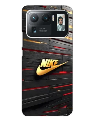 Чехол для Xiaomi Mi 11 Ultra с картинкой «Золотой Nike на металле» Чехол для Xiaomi Mi 11 Ultra с картинкой «Золотой Nike на металле»