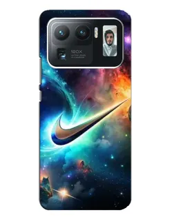 Чехол для Xiaomi Mi 11 Ultra с картинкой «Космический Nike Swoosh»