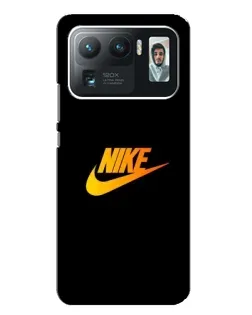 Чехол для Xiaomi Mi 11 Ultra с картинкой «Золотой логотип Nike»