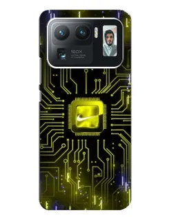 Чехол для Xiaomi Mi 11 Ultra с картинкой «Nike — золотая искра»