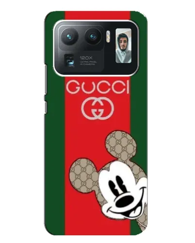 Чехол для Xiaomi Mi 11 Ultra с картинкой «Gucci — полосы и Микки»