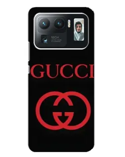 Чехол для Xiaomi Mi 11 Ultra с картинкой «Gucci — красный логотип»