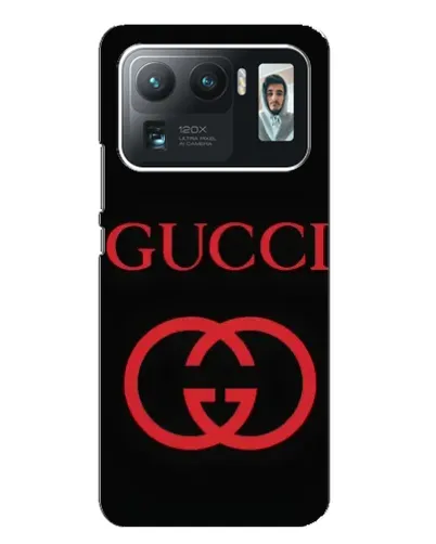 Чехол для Xiaomi Mi 11 Ultra с картинкой «Gucci — красный логотип»