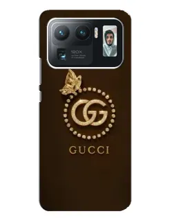 Чехол для Xiaomi Mi 11 Ultra с картинкой «Gucci — золотая бабочка»