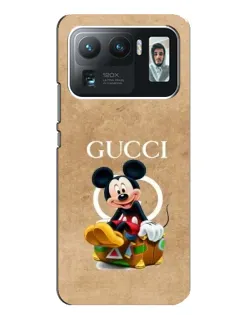 Чехол для Xiaomi Mi 11 Ultra с картинкой «Микки Маус Gucci — крафт»