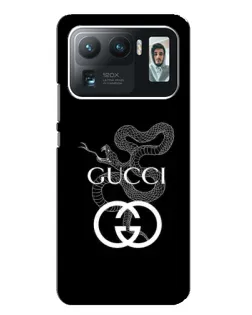 Чехол для Xiaomi Mi 11 Ultra с картинкой «Gucci — серебряная змея»