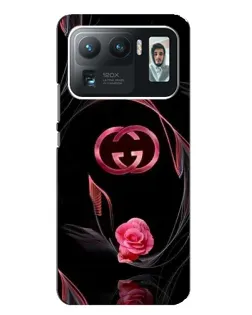 Чехол для Xiaomi Mi 11 Ultra с картинкой «Gucci — неоновая роза»