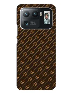 Чехол для Xiaomi Mi 11 Ultra с картинкой «Gucci — золотые диагонали»
