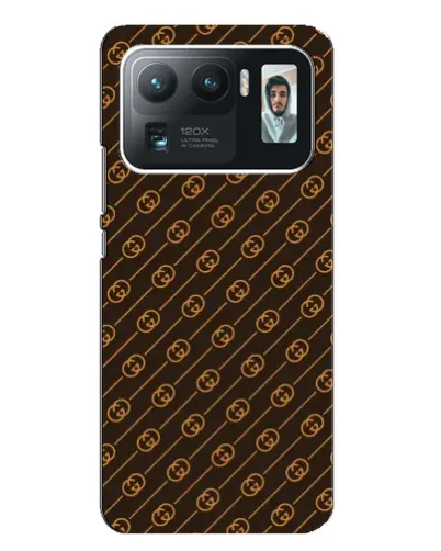 Чехол для Xiaomi Mi 11 Ultra с картинкой «Gucci — золотые диагонали»