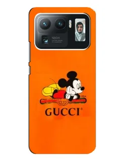 Чохол для Xiaomi Mi 11 Ultra з картинкою «Міккі Маус Gucci — помаранч»