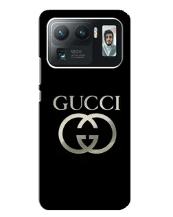 Чохол для Xiaomi Mi 11 Ultra з картинкою «Gucci — золото на чорному»