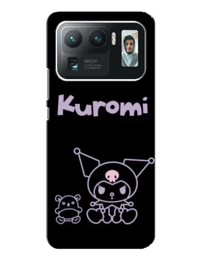 Чехол для Xiaomi Mi 11 Ultra с картинкой «Kuromi — черный минимализм»