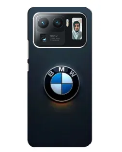 Чехол для Xiaomi Mi 11 Ultra с картинкой «Логотип BMW — минимализм»