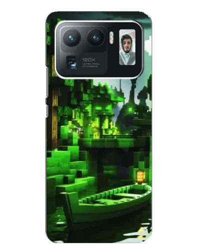 Чехол для Xiaomi Mi 11 Ultra с картинкой «Minecraft лесной пейзаж»