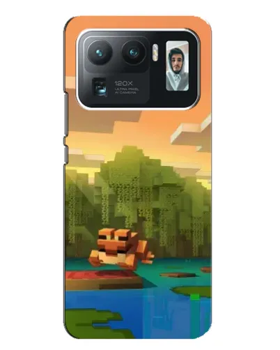 Чехол для Xiaomi Mi 11 Ultra с картинкой «Майнкрафт закат солнца»