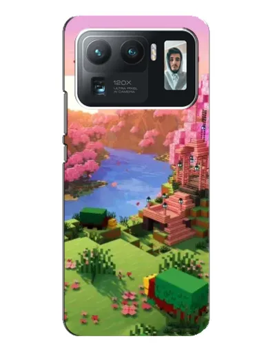 Чехол для Xiaomi Mi 11 Ultra с картинкой «Розовое дерево Minecraft»