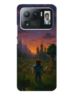 Чехол для Xiaomi Mi 11 Ultra с картинкой «Стив у башни»