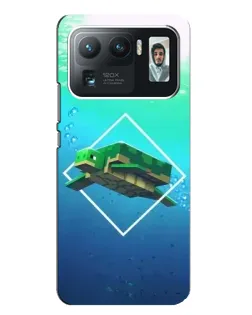 Чохол для Xiaomi Mi 11 Ultra з картинкою «Черепаха Minecraft»