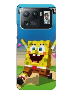 Чохол для Xiaomi Mi 11 Ultra з картинкою «Губка Боб Minecraft»