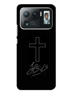 Чехол для Xiaomi Mi 11 Ultra с картинкой «Графический крест Jesus»