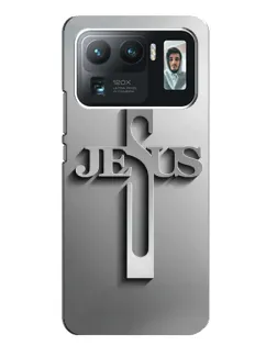 Чехол для Xiaomi Mi 11 Ultra с картинкой «Металлический крест Jesus»