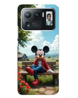 Чехол для Xiaomi Mi 11 Ultra с картинкой «Микки на скамейке»