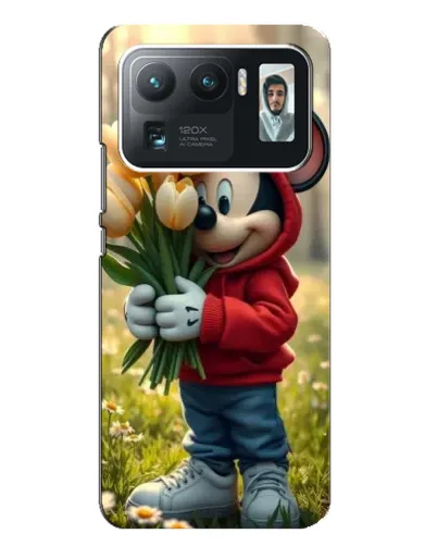 Чехол для Xiaomi Mi 11 Ultra с картинкой «Микки с тюльпанами» Чехол для Xiaomi Mi 11 Ultra с картинкой «Микки с тюльпанами»