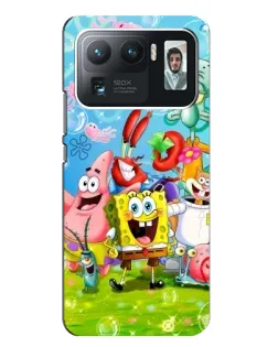 Чехол для Xiaomi Mi 11 Ultra с картинкой «Губка Боб и друзья»