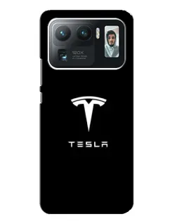 Чехол для Xiaomi Mi 11 Ultra с картинкой «Tesla White Logo»