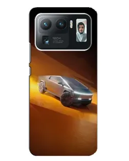Чехол для Xiaomi Mi 11 Ultra с картинкой «Cybertruck в пустыне»