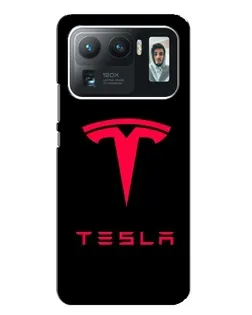 Чехол для Xiaomi Mi 11 Ultra с картинкой «Tesla Red Logo»